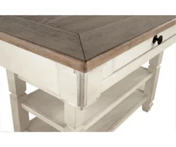 Bolanburg Counter-Height Dining Table With Wine Bottle Storage -Storage supplies store 810599589 8