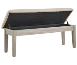 Parellen Upholstered Storage Dining Bench -Storage supplies store 810599596 2