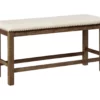 Moriville Upholstered Counter-Height Dining Bench -Storage supplies store 810599606 4