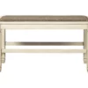 Bolanburg Upholstered Counter-Height Dining Bench 2 Bolanburg Upholstered Counter-Height Dining Bench -Storage supplies store 810599608 2