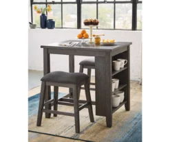 Caitbrook 3-Piece Counter-Height Dining Set -Storage supplies store 810599616