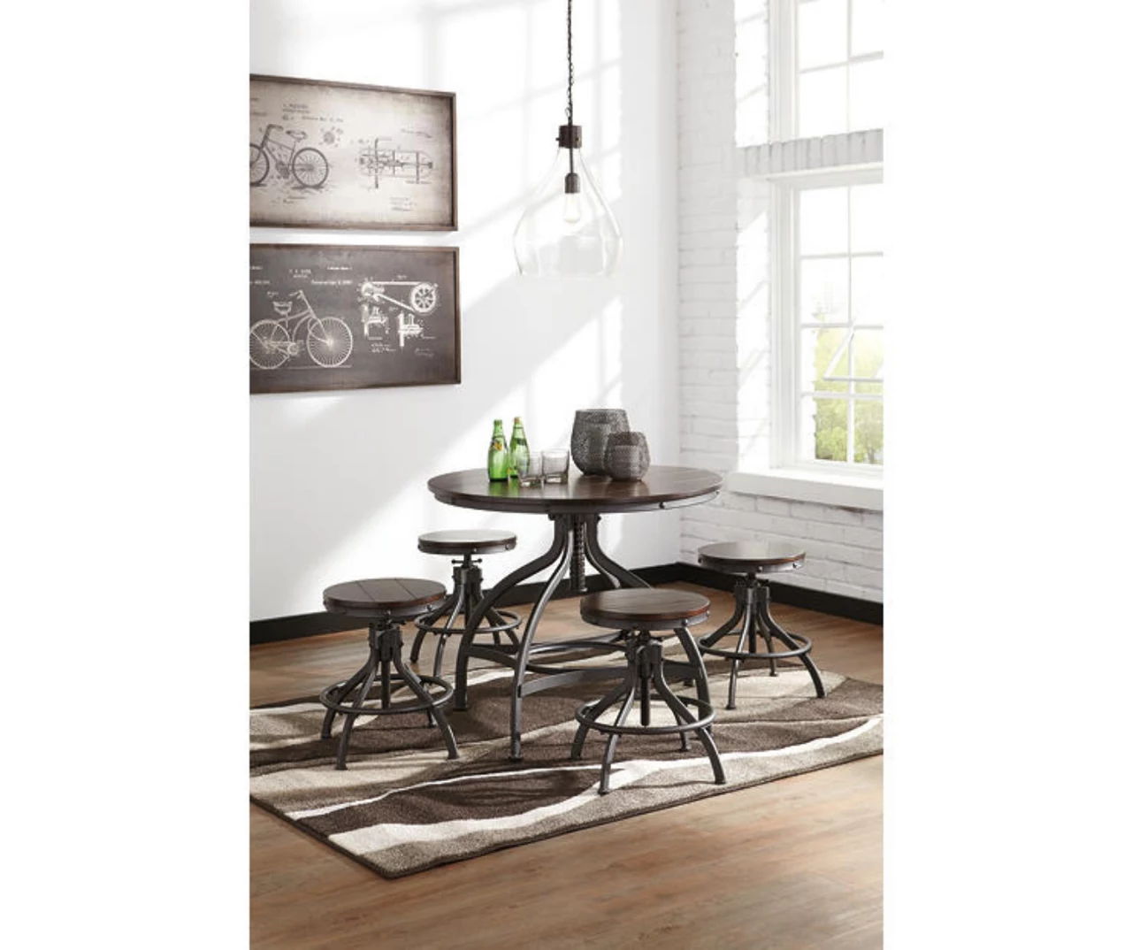 Odium 5-Oiece Counter-Height Dining Set 12 Odium 5-Oiece Counter-Height Dining Set - Image 10