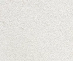 Cream Faux Wool Boucle Rolling Swivel Office Chair -Storage supplies store 810606674 A0 10