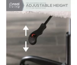 Cream Faux Wool Boucle Rolling Swivel Office Chair -Storage supplies store 810606674 A0 5