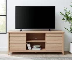 58" Coastal Oak TV Stand