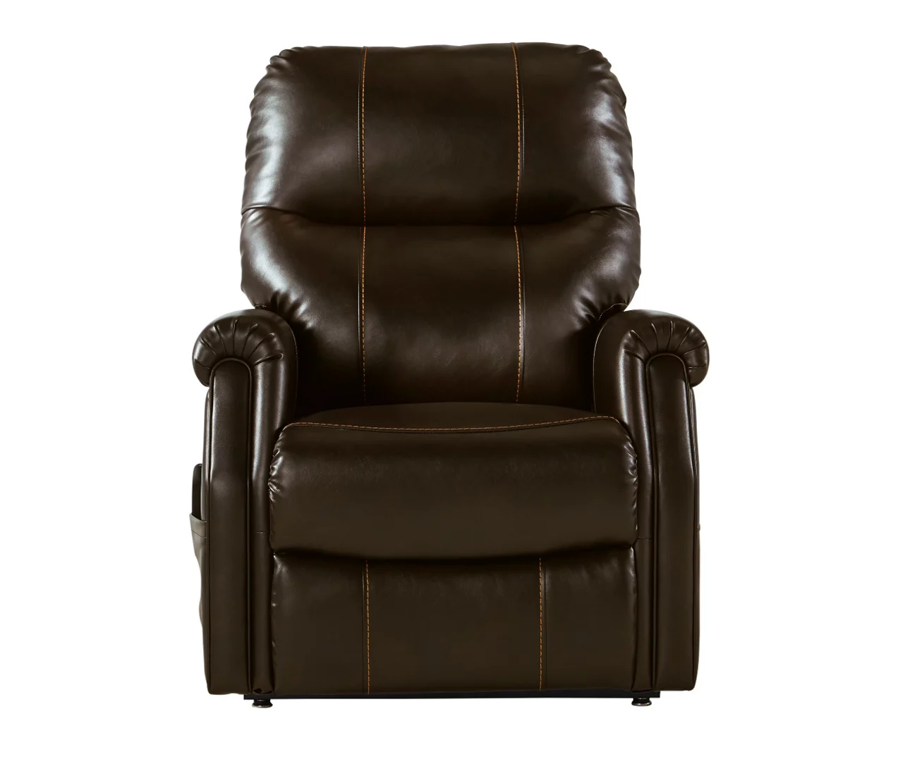 Markridge Chocolate Faux Leather Power Lift Recliner 3 Markridge Chocolate Faux Leather Power Lift Recliner