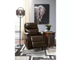 Markridge Chocolate Faux Leather Power Lift Recliner 16 Markridge Chocolate Faux Leather Power Lift Recliner -Storage supplies store 810609737 7