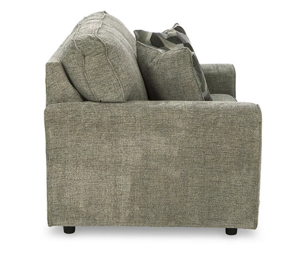 Cascilla Pewter Gray Loveseat 5 Cascilla Pewter Gray Loveseat - Image 3