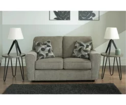 Cascilla Pewter Gray Loveseat 11 Cascilla Pewter Gray Loveseat -Storage supplies store 810609754 5