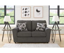 Cascilla Slate Gray Loveseat -Storage supplies store 810609756 A0 5