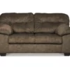 Accrington Earthy Brown Loveseat -Storage supplies store 810610800 A0 2