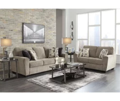McCluer Mocha Loveseat 19 McCluer Mocha Loveseat -Storage supplies store 810610806 A0