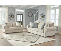 Haisley Ivory Sofa -Storage supplies store 810610832 A0 3