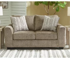Olin Chocolate Brown Loveseat -Storage supplies store 810610833 A0 4