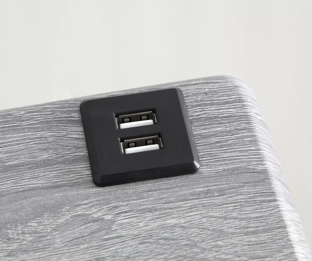 Wood Look Folding Table With USB Charging 11 Wood Look Folding Table With USB Charging - Image 9