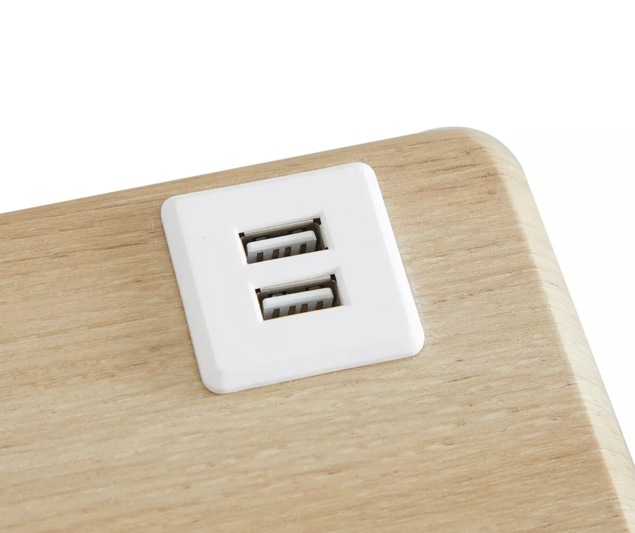 Wood Look Folding Table With USB Charging 7 Wood Look Folding Table With USB Charging - Image 5