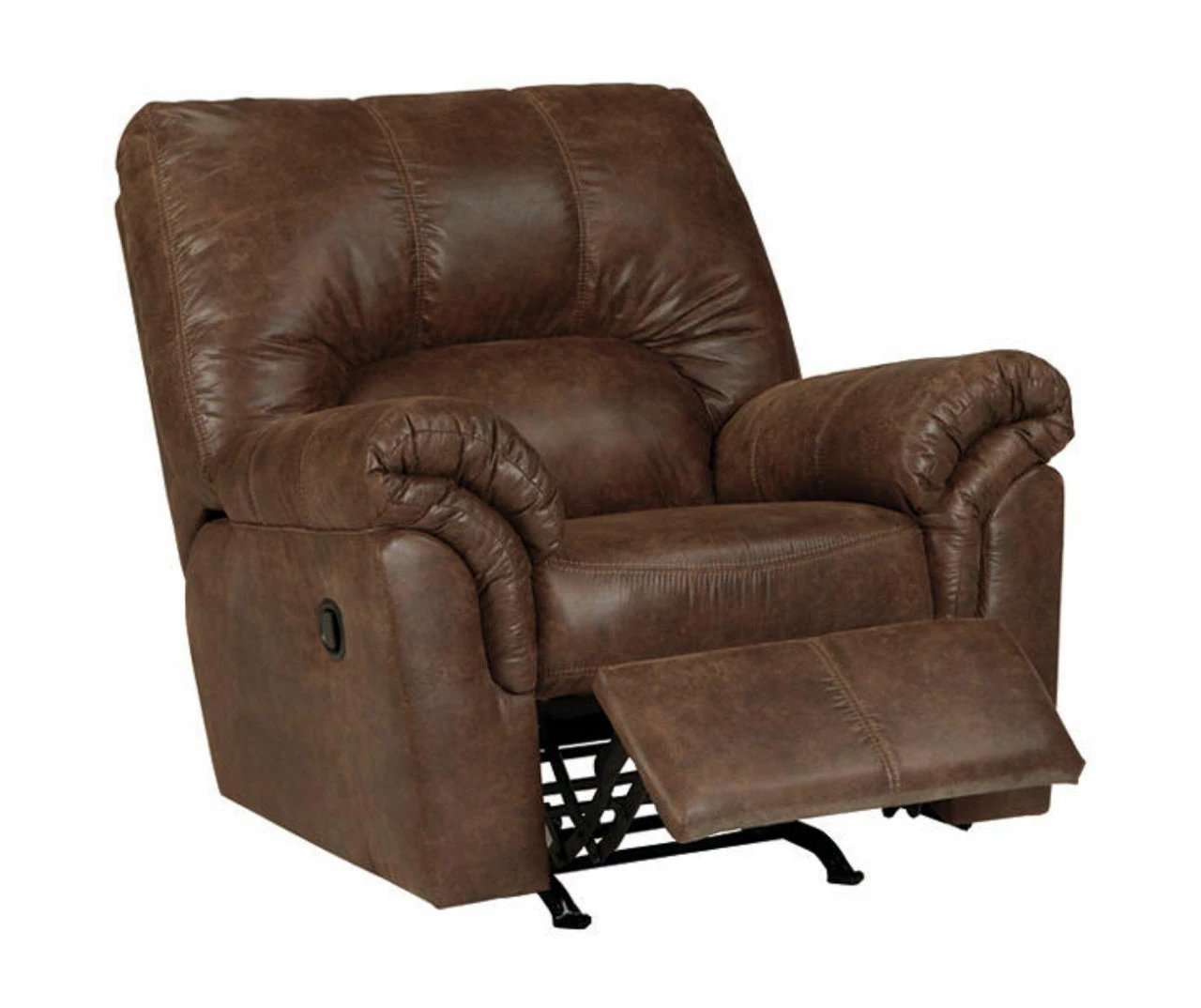 Bladen Coffee Faux Leather Rocker Recliner 8 Bladen Coffee Faux Leather Rocker Recliner - Image 6