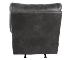 Bladen Slate Faux Leather Rocker Recliner -Storage supplies store 810612227 2