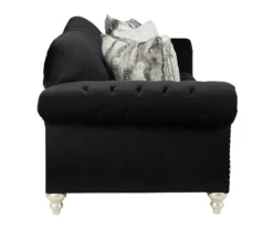 Harriotte Black Sofa -Storage supplies store 810612234 4