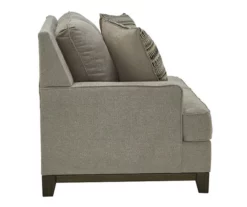 Kaywood Gray Loveseat -Storage supplies store 810612239 4