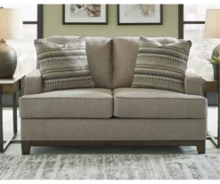 Kaywood Gray Loveseat -Storage supplies store 810612239 5