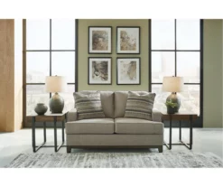 Kaywood Gray Loveseat -Storage supplies store 810612239 6