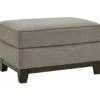 Kaywood Gray Ottoman -Storage supplies store 810612240 1
