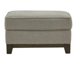 Kaywood Gray Ottoman -Storage supplies store 810612240 2