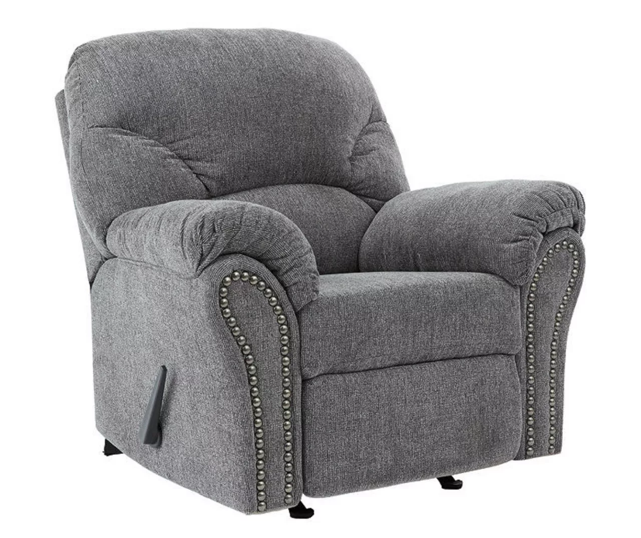 Allmaxx Gray Rocker Recliner 7 Allmaxx Gray Rocker Recliner - Image 5