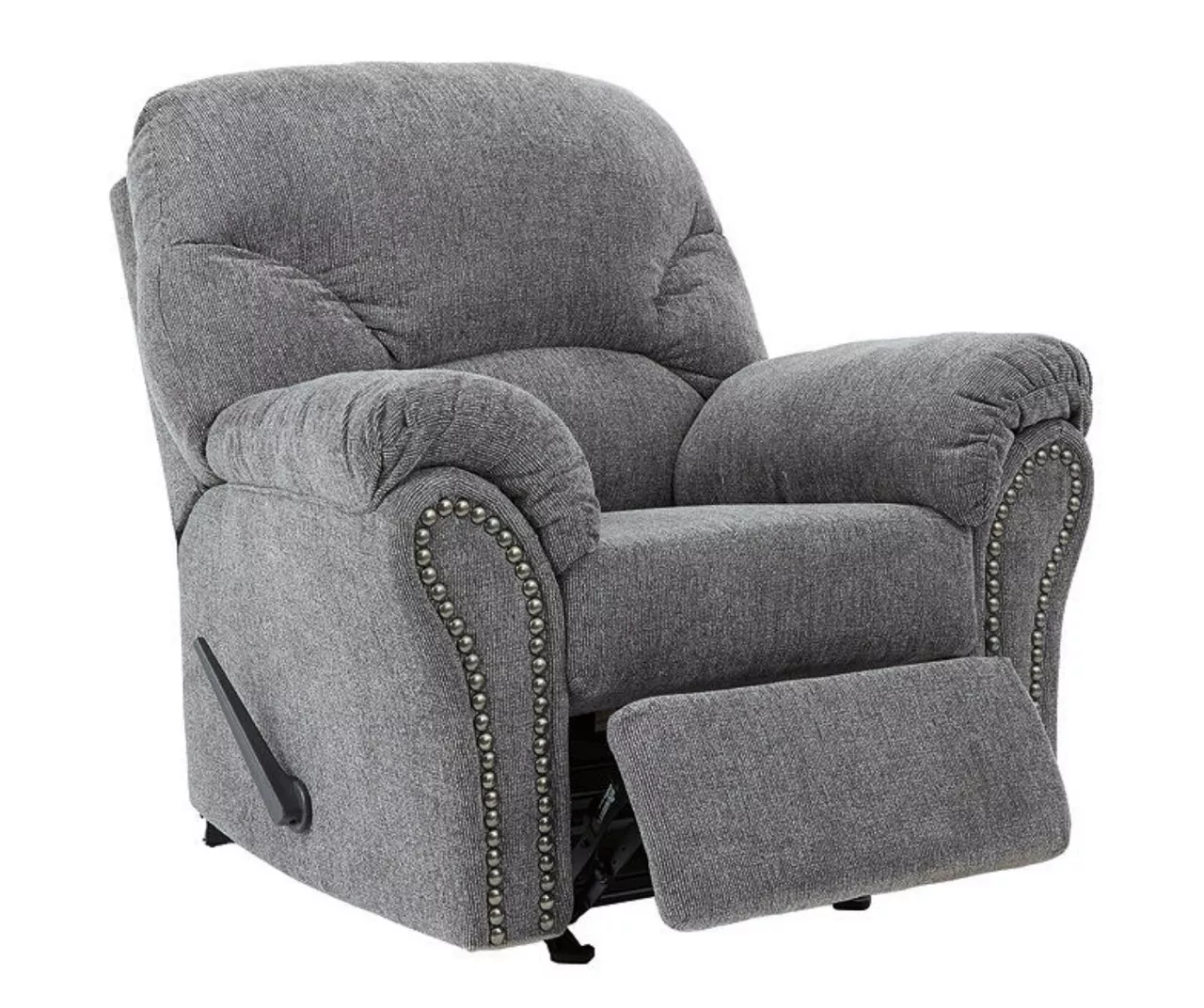 Allmaxx Gray Rocker Recliner 8 Allmaxx Gray Rocker Recliner - Image 6