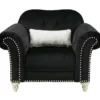 Harriotte Black Armchair -Storage supplies store 810612310 3