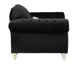 Harriotte Black Armchair -Storage supplies store 810612310 4