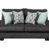 Charenton Charcoal Loveseat 2 Charenton Charcoal Loveseat -Storage supplies store 810612316 1