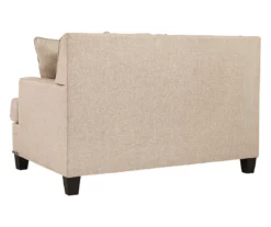 Claredon Beige Loveseat -Storage supplies store 810612332 5