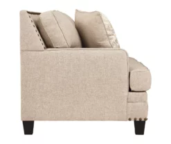 Claredon Beige Loveseat -Storage supplies store 810612332 7