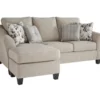 Abney Gray Sofa Chaise