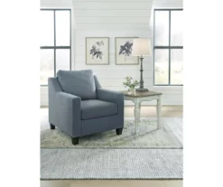 Lemly Twilight Blue Armchair -Storage supplies store 810612396 2