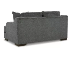 Lessinger Gray Loveseat -Storage supplies store 810612401 2