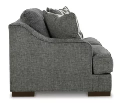 Lessinger Gray Loveseat -Storage supplies store 810612401 4
