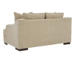 Lessinger Beige Loveseat -Storage supplies store 810612402 2