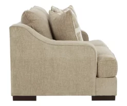 Lessinger Beige Loveseat -Storage supplies store 810612402 4
