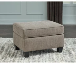 Shewsbury Pewter Ottoman -Storage supplies store 810612408 5