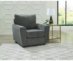 Stairatt Gray Armchair -Storage supplies store 810612410 5