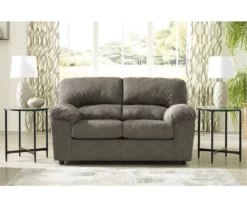Norlou Taupe Loveseat -Storage supplies store 810612438 5