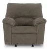 Norlou Taupe Rocker Recliner -Storage supplies store 810612439 4