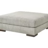 Regent Park Gray Oversize Accent Ottoman 2 Regent Park Gray Oversize Accent Ottoman -Storage supplies store 810612461 1
