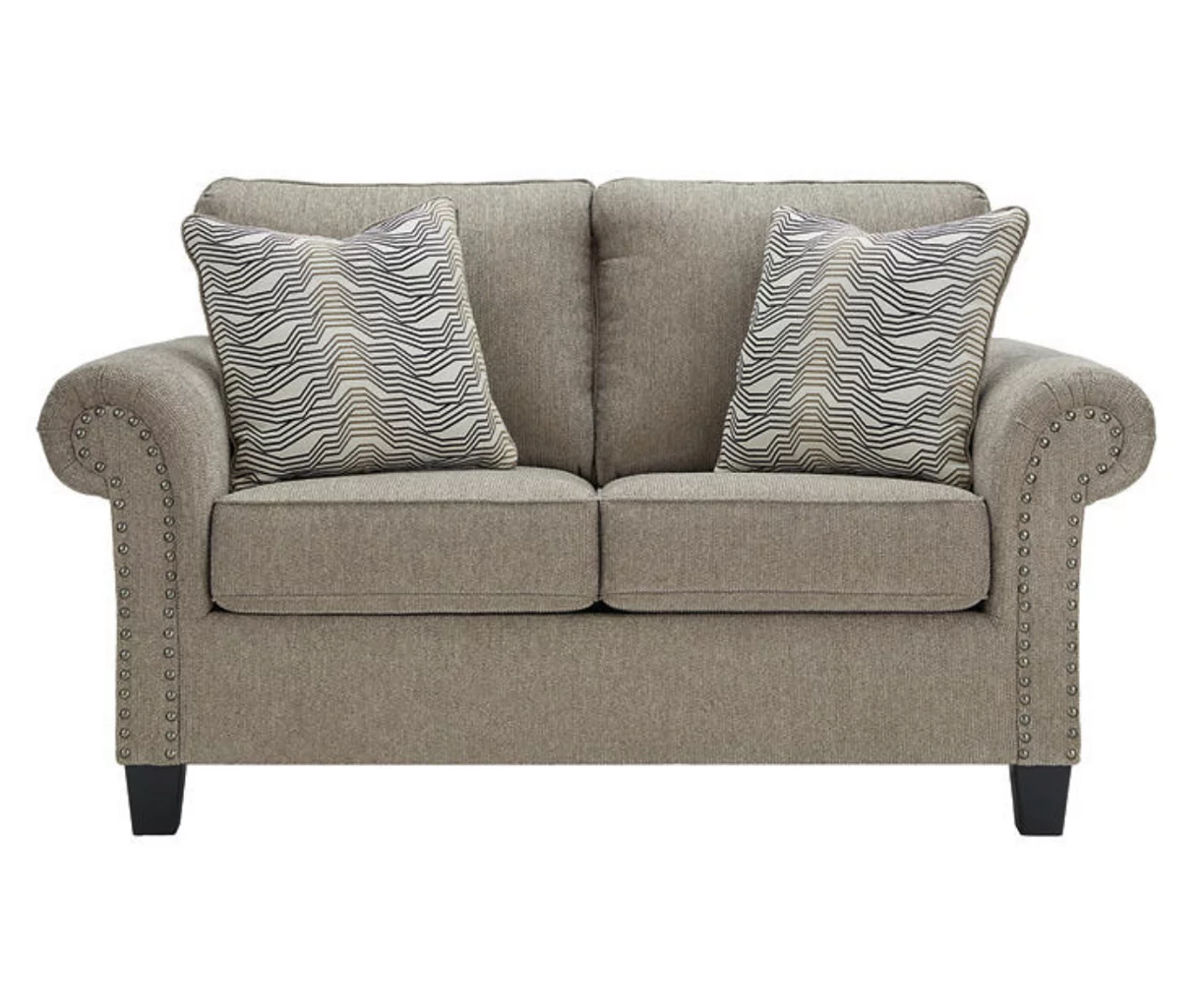 Shewsbury Pewter Loveseat 3 Shewsbury Pewter Loveseat