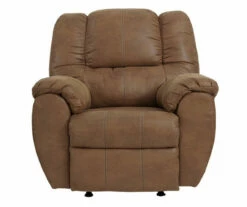 McGann Saddle Faux Leather Rocker Recliner