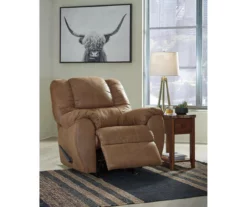 McGann Saddle Faux Leather Rocker Recliner 10 McGann Saddle Faux Leather Rocker Recliner -Storage supplies store 810612511 A0 4