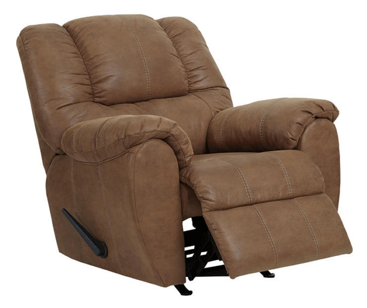 McGann Saddle Faux Leather Rocker Recliner 7 McGann Saddle Faux Leather Rocker Recliner - Image 5